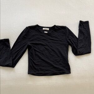 Aritzia Black Long Sleeve Tee